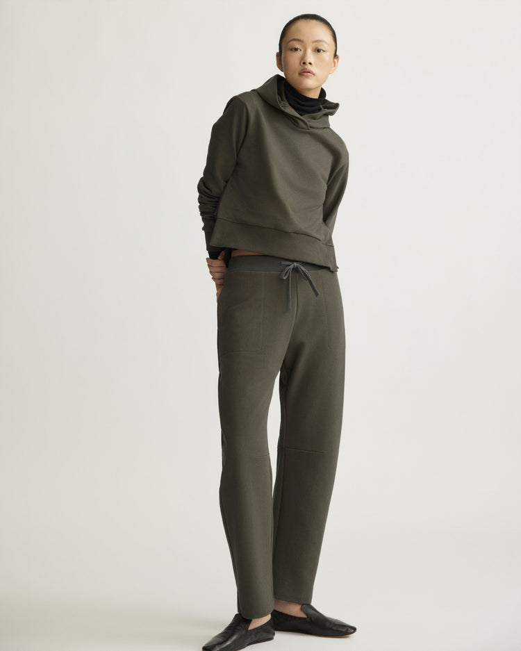 Baltic Barrel Leg Sweatpants in Granite