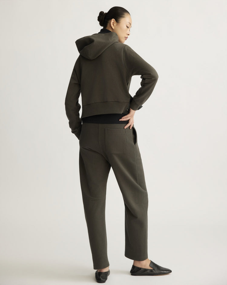 Baltic Barrel Leg Sweatpants in Granite