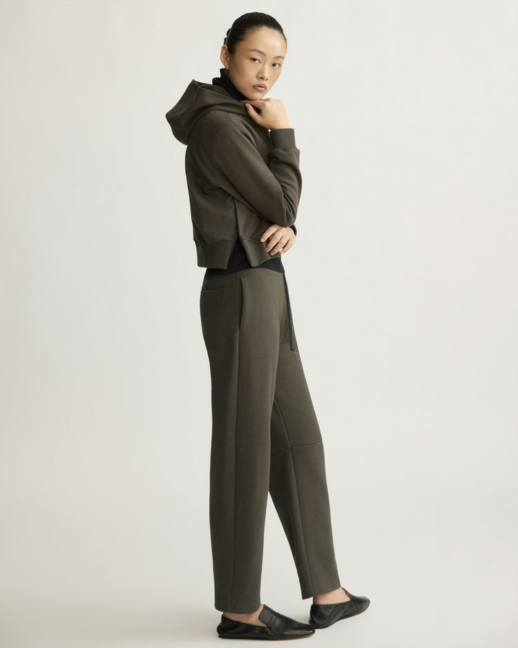 Baltic Barrel Leg Sweatpants in Granite