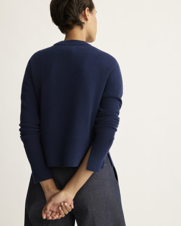 Warren Classic Crew Neck in Indigo