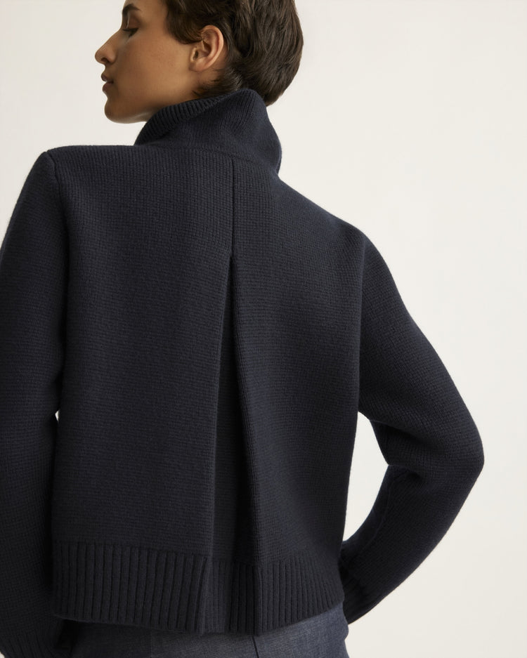 Bradford Double Breasted Crop Sweater