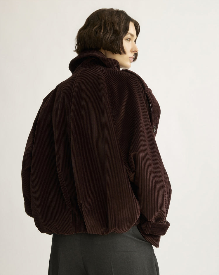 Hendrix Moto Jacket in Chocolate