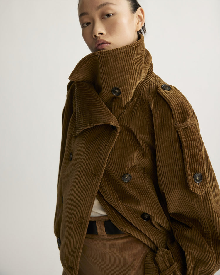 Hendrix Moto Jacket in Saddle