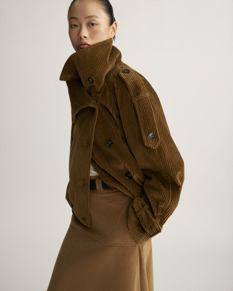 Hendrix Moto Jacket in Saddle