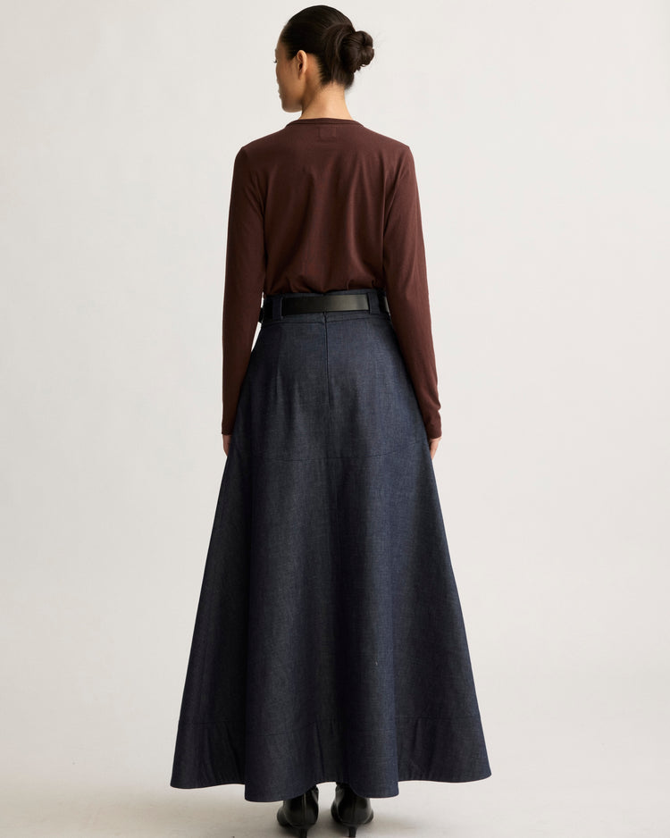 Sullivan Long Sleeve Tee in Oxblood